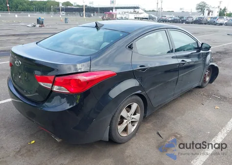 2013 Hyundai Elantra Gls from USA, damaged, VIN 5NPDH4AE1DH275204